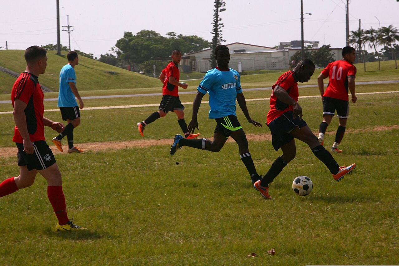 Competitive 1v1 duel during training